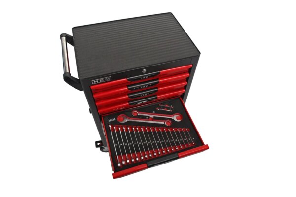 HBM Professionele deluxe gevulde gereedschapswagen - 283 Delig - Afbeelding 9