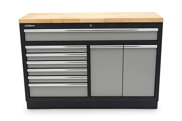 HBM 9 Laden 136 Cm. Professionele Gereedschapskast, Werkbank voor Werkplaatsinrichting - Image 2