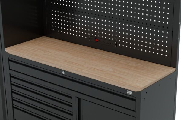 HBM modulair werkplaatssysteem 6-delig, zwart - Bild 5