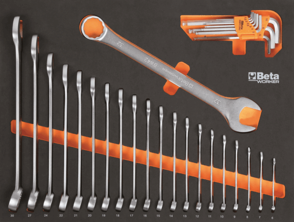Beta werkplaatssysteem C45PRO 2.0, houten blad, inclusief 268-delig gereedschapset - Afbeelding 2