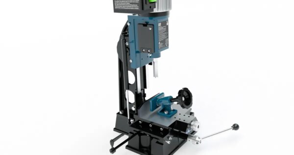 HBM vierkante gaten tafelboormachine 370 Watt - Afbeelding 4