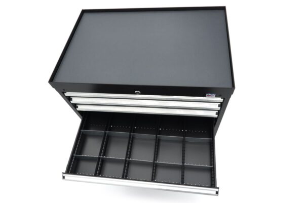 HBM 8 Laden Profi Gereedschapskast 88 x 58 x 100 cm zwart - Afbeelding 15