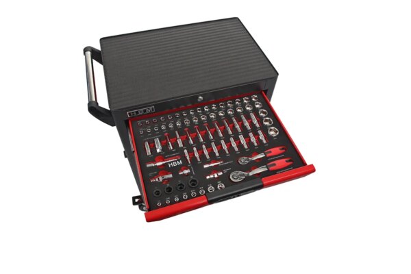 HBM Professionele deluxe gevulde gereedschapswagen - 283 Delig - Afbeelding 5