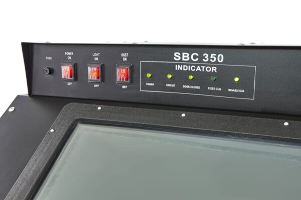 HBM SBC 350 Straalcabine met Afzuiging - MAT ZWART - Image 4