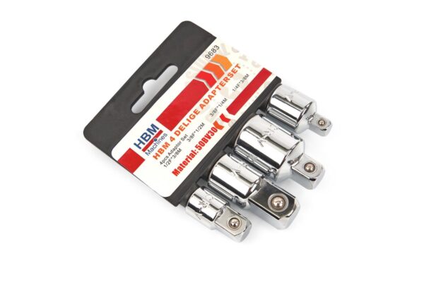 HBM Dopsleutel Adapterset 4 Delig - Afbeelding 2
