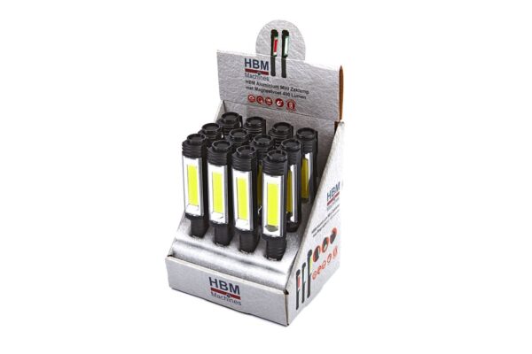 HBM Professionele LED Aluminium Mini Zaklamp met Magneetvoet 400 Lumen - Afbeelding 5