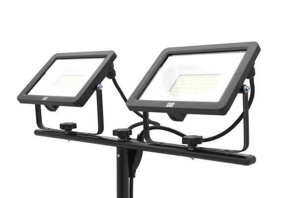 HBM dubbele LED bouwlamp 2 x 50W 2 x 4.700 lumen met statief 5000K - Afbeelding 3