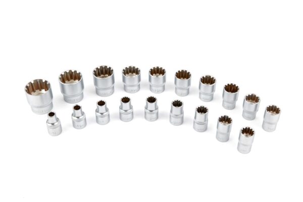 HBM 1/2 inch Multilock Doppenset Van 8 tot 32 mm 19 Delig - Afbeelding 3