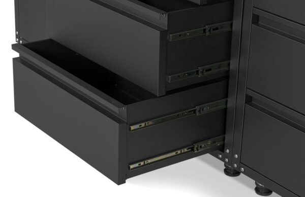 HBM premium werkplaatssysteem, 11-delig, matzwart - Bild 12