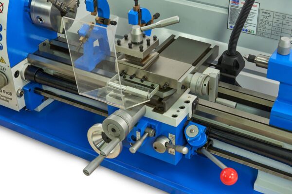 HBM 280 x 600 Profi Metaaldraaibank Tandwiel Geschakeld Compleet - Afbeelding 6