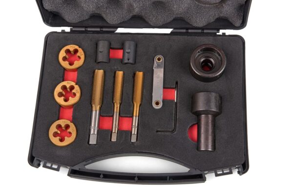 HBM 12 Delige Wielbout, Wielmoer en Wielflens Schroefdraad Reparatieset - Image 3