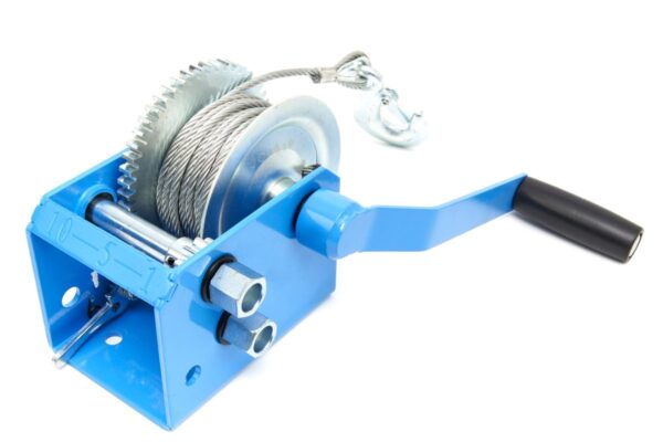 HBM 1130 Kg. Professionele Mechanische Lier met 7,6 Meter Staalkabel - Afbeelding 4