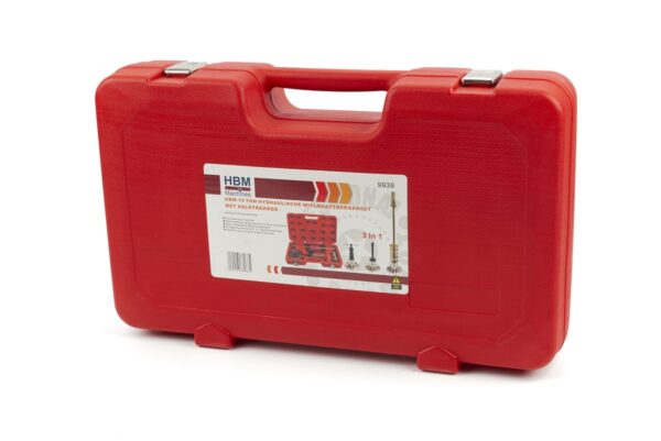 HBM 10 Ton Hydraulische Wielnaaftrekkerset Met Slagtrekker - Afbeelding 10