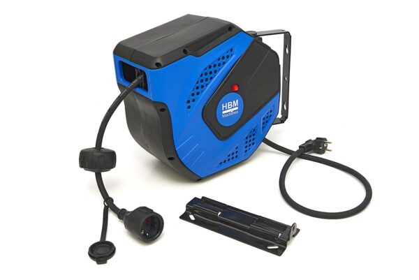 HBM 20 Meter Professionele 3x2,5mm Automatische Stroomhaspel / Kabelhaspel - Afbeelding 3