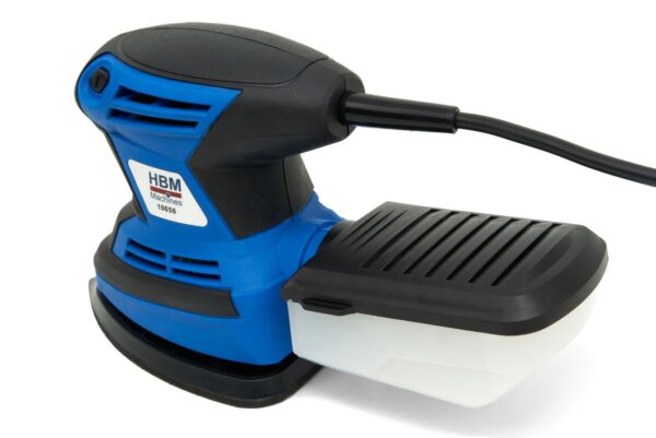 HBM 200 Watt. Multifunctionele Handpalm Schuurmachine Inclusief 12 Schuurvellen - Afbeelding 3