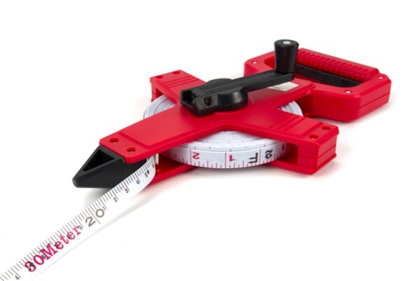 HBM 30 m x 13 mm Fiberglass Meetband, Meetlint, Landmeter - Afbeelding 4