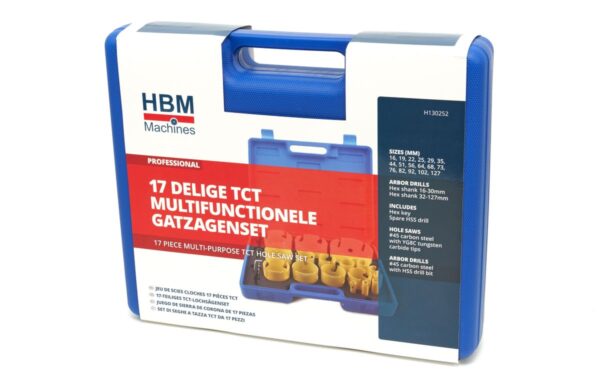 HBM Professionele 17 Delige Multi Materiaal TCT Diamanten Gatzagenset - Image 10