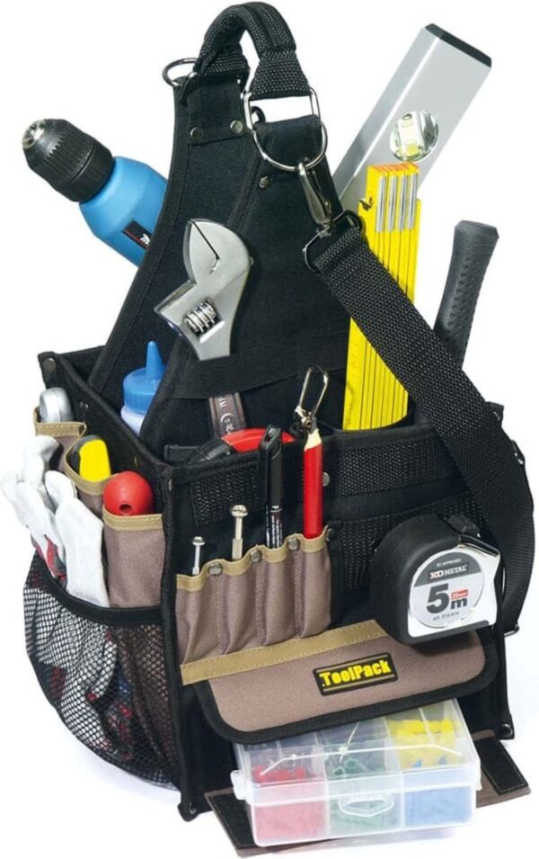 ToolPack gereedschaps draag- en ophangtas, vierkant model - Afbeelding 2