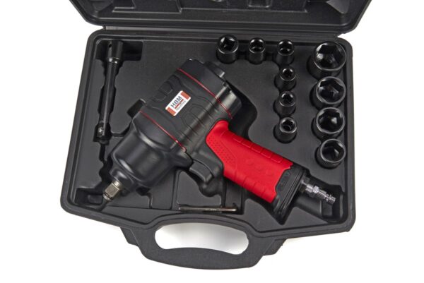 HBM 1/2 inch Professionel Composiet Slagmoersleutelset 800NM - Afbeelding 12