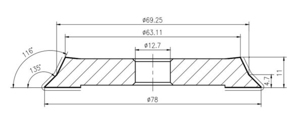 HBM frezenslijper 4 - 14 mm, 2, 3 en 4 lips - Afbeelding 5