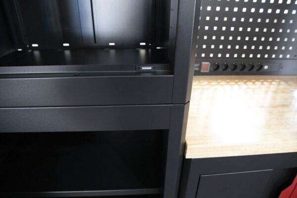 HBM expert modulair werkplaatssysteem, 10-delig, zwart rood - Afbeelding 14