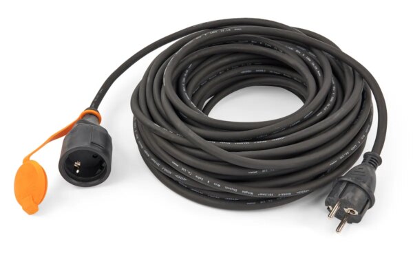 Relectric 20 Meter Neopreen Verlengkabel, Verlengsnoer 3x1,5 mm - Afbeelding 2