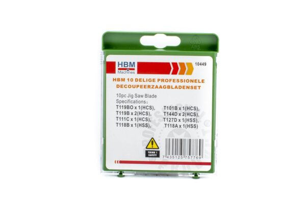 HBM 10 Delige Professionele Decoupeerzaagbladenset - Image 3