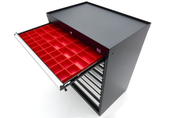 HBM 8 Laden Profi Gereedschapskast 88 x 58 x 100 cm zwart - Afbeelding 6