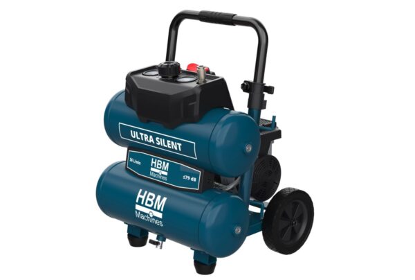 HBM Twin Stack low noise compressor 17 liter
