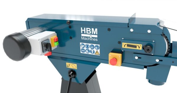 HBM metaal bandschuurmachine 150 x 2000 mm - Afbeelding 4