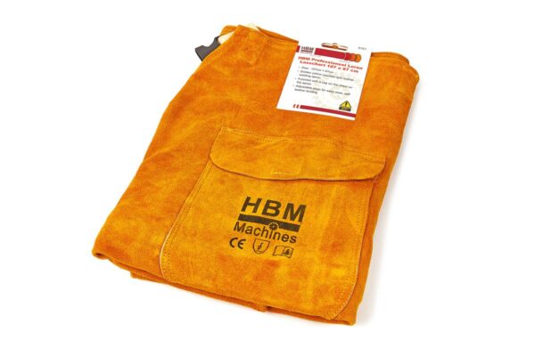 HBM Professioneel Leren Lasschort 107 x 67 cm - Afbeelding 3