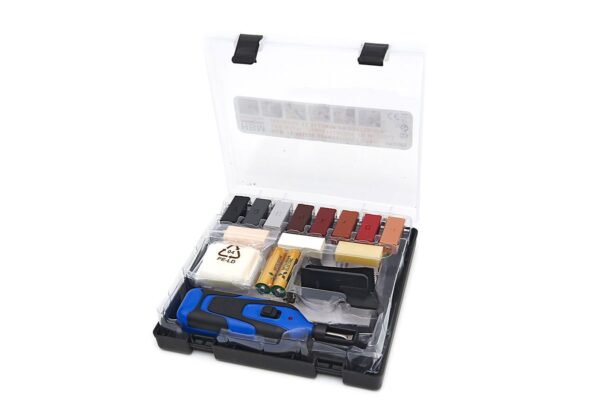 HBM 11 Delige Reparatieset voor Laminaat – Parketvloeren en Meubels Inclusief 11 Kleuren en Batterijen - Afbeelding 7