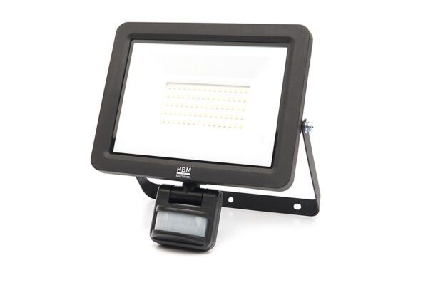 HBM LED bouwlamp met sensor en quick connector 50W 4700 lumen, 6500K