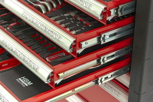 HBM Premium Gevulde gereedschapswagen - 154 Delig - Afbeelding 6