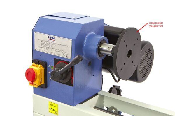 HBM 1100 Variabele Houtdraaibank met Kopieerinrichting - Afbeelding 10