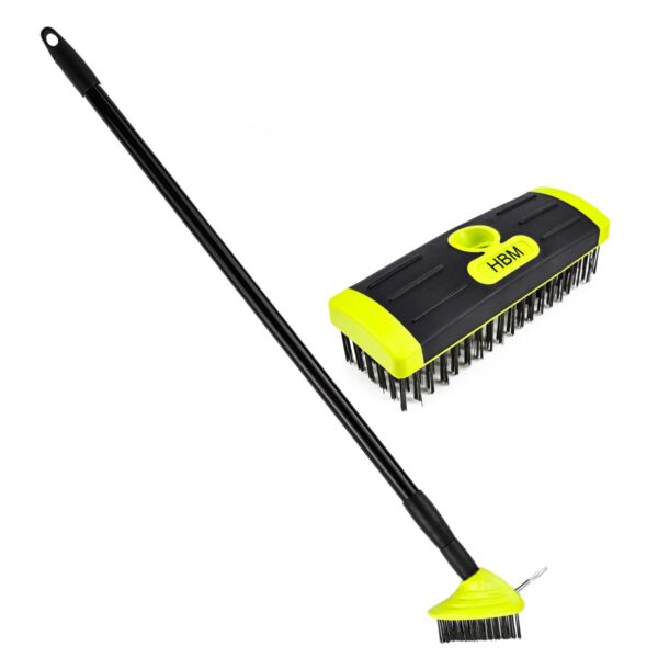 HBM uitschuifbare onkruidborstel 80 - 140 cm, 3-delig