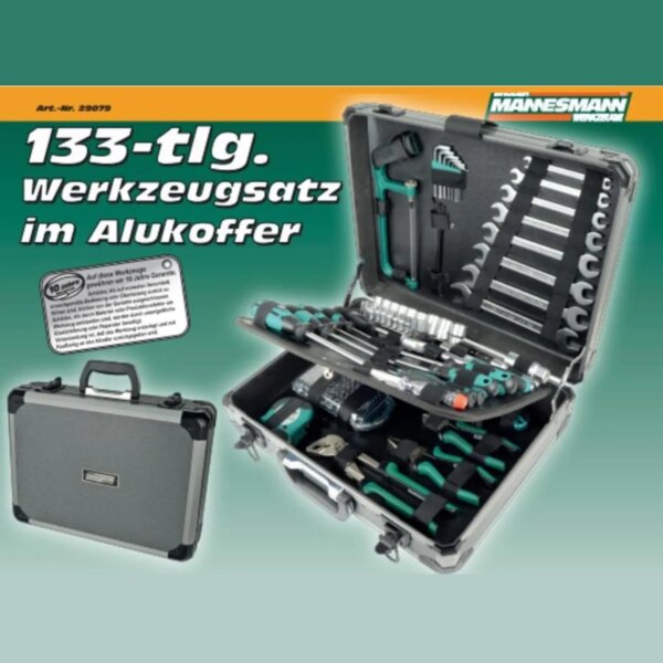 Mannesman gereedschapskoffer 133-delig 29079 - Image 3