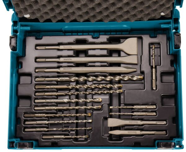 Makita betonboor-/beitelset 17 delig SDS+ B-52059 - Afbeelding 6