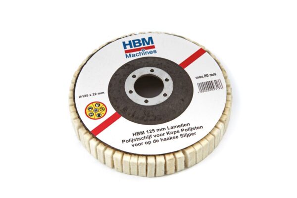 HBM 125 mm Lamellen Polijstschijf voor Kops Polijsten
