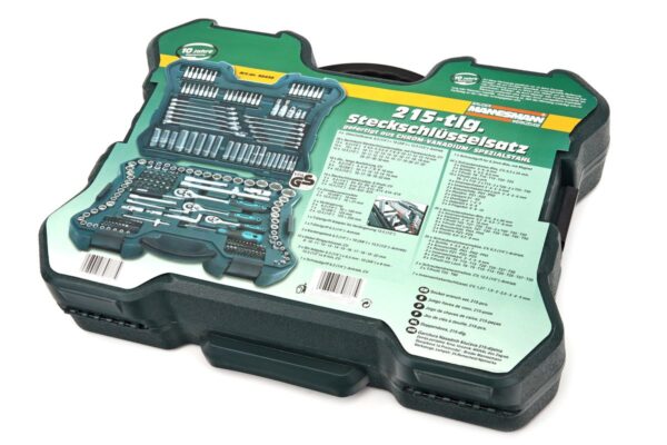 Mannesmann 215 Delige Doppenset 1/4 inch - 3/8 inch - 1/2 inch - 98430 - Afbeelding 5