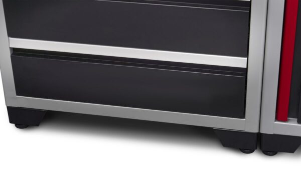 HBM professional deluxe modulair werkplaatssysteem, 16-delig, zwart rood - Image 22