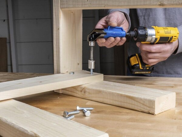 Kreg Haakse bithouder met 1/4 inch aansluiting - Afbeelding 3