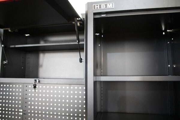 HBM expert modulair werkplaatssysteem, 10-delig, zwart rood - Afbeelding 11