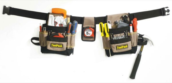 ToolPack klassieke gereedschapsgordel, dubbele houders - Image 3