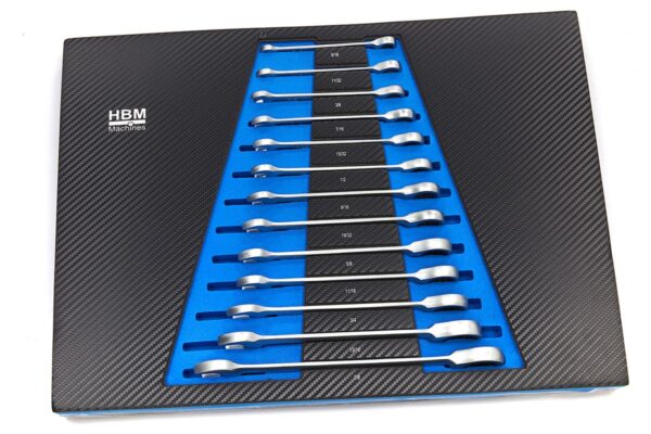 HBM Premium Gevulde Gereedschapswagen met deur - 245 Delig Inch (Engelse) Maten - Afbeelding 22