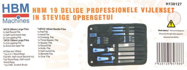 HBM vijlenset 19-delig - Afbeelding 10