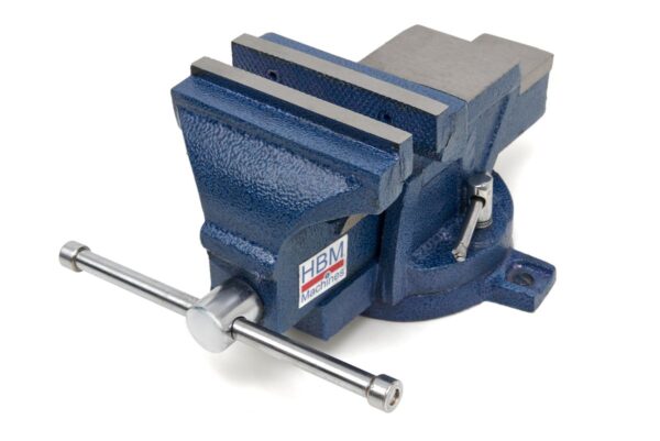 HBM Profi 125 mm Bankschroef met draaibaar onderstel - Image 3