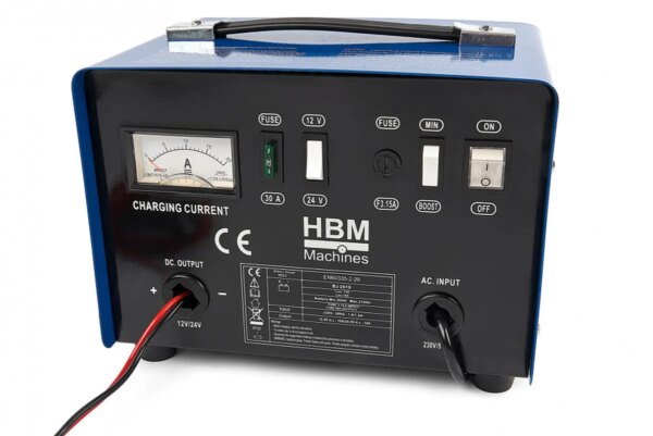 HBM Professionele Acculader, 12, 24 Volt 92 - 210 Ah - Afbeelding 3