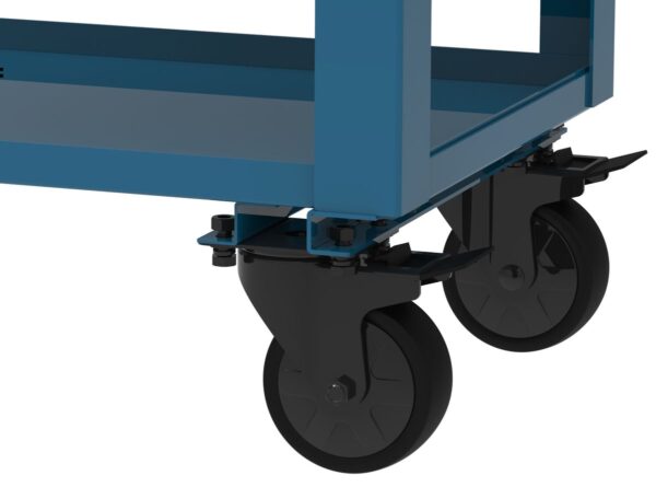 HBM gereedschapstrolley, blauw - Afbeelding 3
