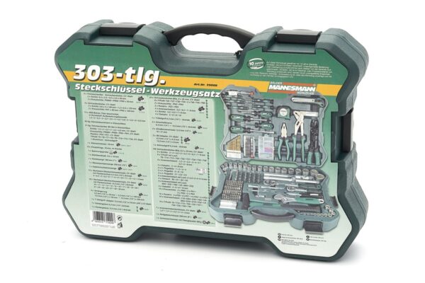 Mannesmann Professionele 303-delige Gereedschapkoffer - Gereedschapsset - Image 11